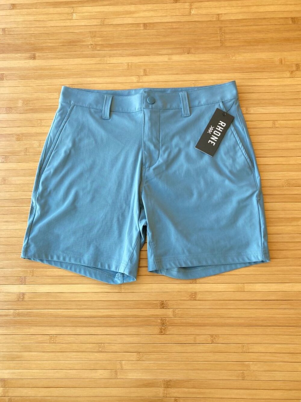 Rhone Commuter Shorts 7" Stretch Performance Golf Mens 30 Blue Stone NWT